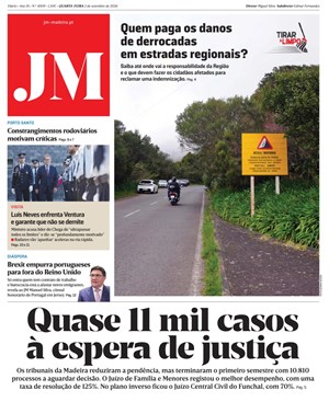 Capa de Jornal Madeira