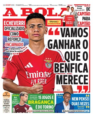 Capa de A Bola