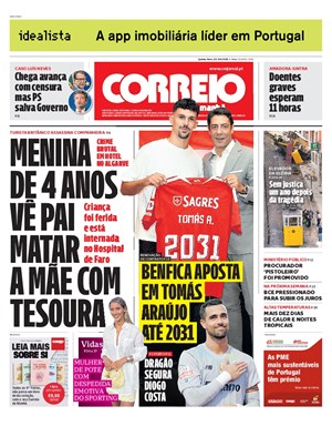 Capa de Correio da Manhã