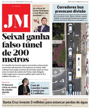 Capa de Jornal Madeira
