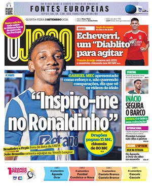 Capa de O Jogo