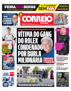 Capa de Correio da Manhã