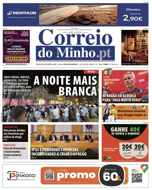 Capa de Correio do Minho