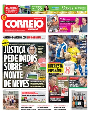 Capa de Correio da Manhã