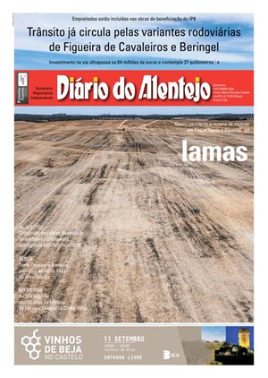 Capa de Diário do Alentejo