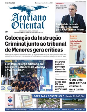 Capa de Açoriano Oriental