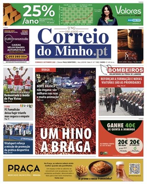 Capa de Correio do Minho