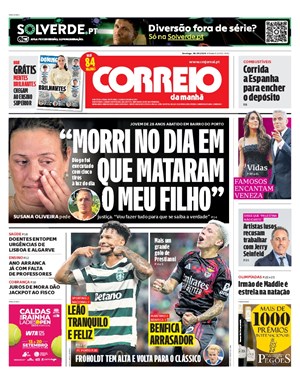 Capa de Correio da Manhã