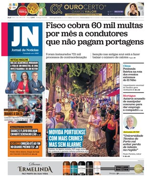 Capa de Jornal de Notícias