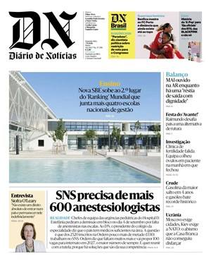 Capa de Diário de Notícias