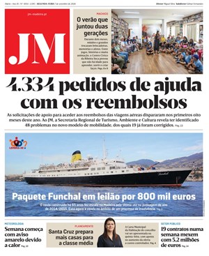Capa de Jornal Madeira