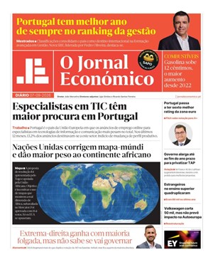 Capa de Jornal Económico