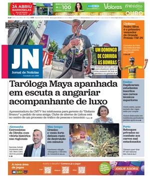 Capa de Jornal de Notícias