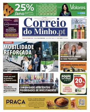 Capa de Correio do Minho
