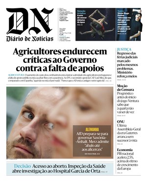 Capa de Diário de Notícias