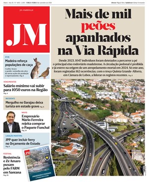 Capa de Jornal Madeira