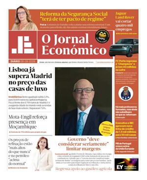 Capa de Jornal Económico