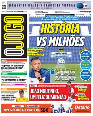 Capa de O Jogo
