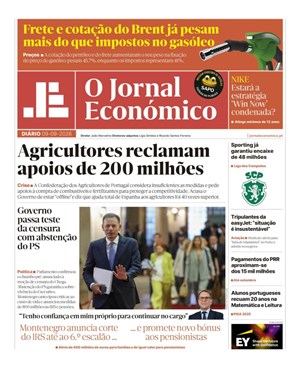 Capa de Jornal Económico