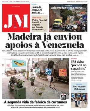 Capa de Jornal Madeira