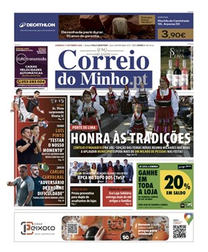 Capa de Correio do Minho