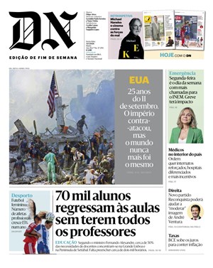 Capa de Diário de Notícias