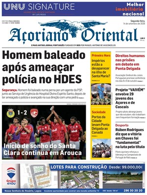 Capa de Açoriano Oriental