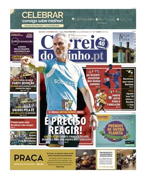 Capa de Correio do Minho
