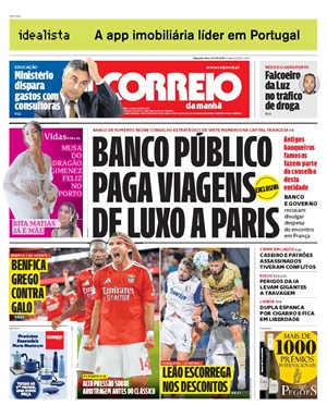 Capa de Correio da Manhã