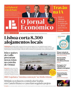 Capa de Jornal Económico
