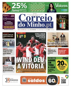 Capa de Correio do Minho