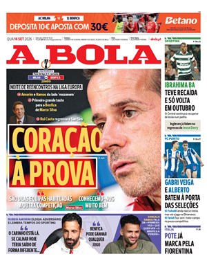 Capa de A Bola