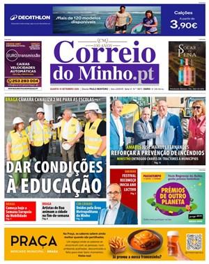 Capa de Correio do Minho