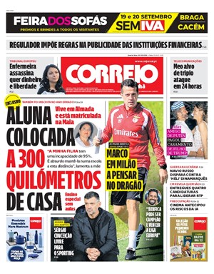 Capa de Correio da Manhã