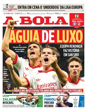 Capa de A Bola