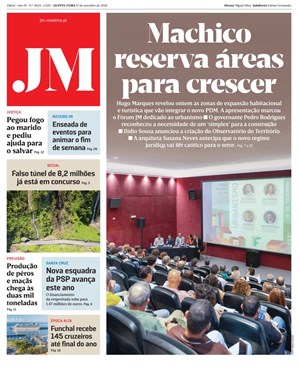 Capa de Jornal Madeira