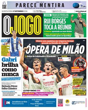 Capa de O Jogo