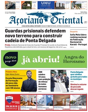 Capa de Açoriano Oriental