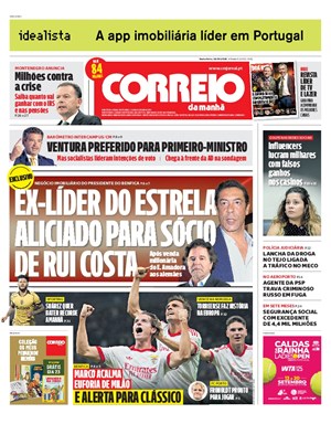Capa de Correio da Manhã