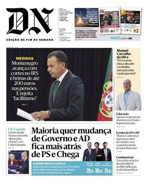 Capa de Diário de Notícias
