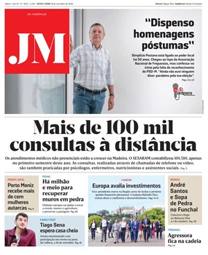 Capa de Jornal Madeira