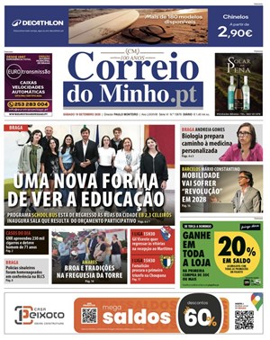 Capa de Correio do Minho
