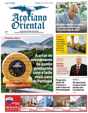 Capa de Açoriano Oriental