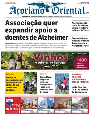 Capa de Açoriano Oriental