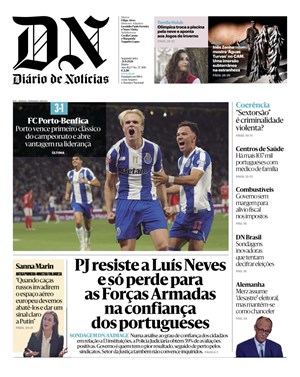 Capa de Diário de Notícias