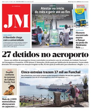 Capa de Jornal Madeira