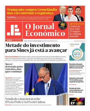 Capa de Jornal Económico