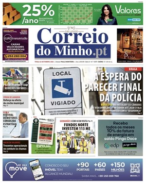 Capa de Correio do Minho