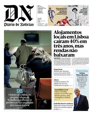 Capa de Diário de Notícias