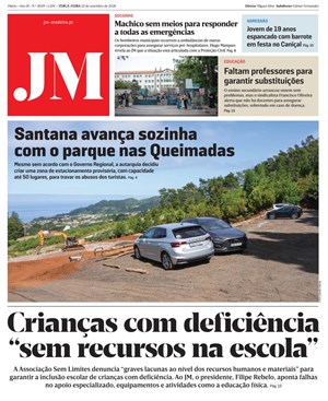 Capa de Jornal Madeira